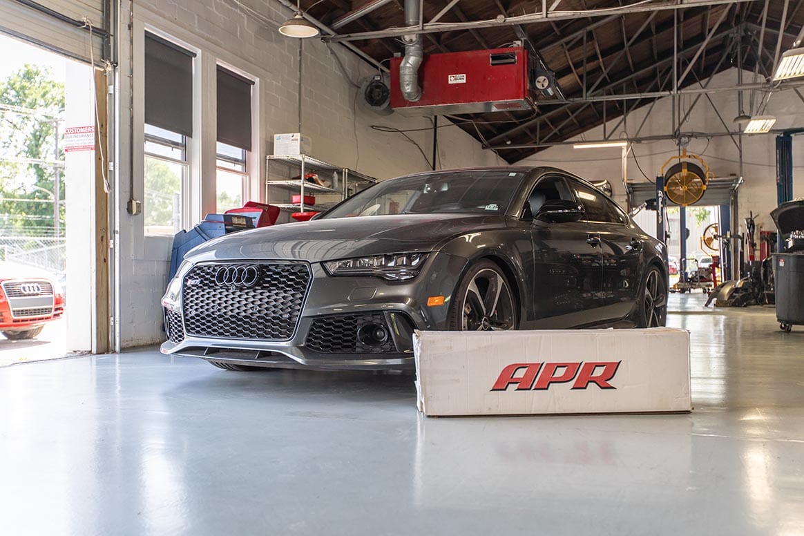 Audi APR in workshop